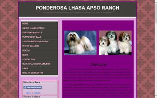 Ponderosa Lhasa Apso Ranch Ponderosa Lhasa Apso Ranch