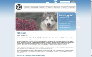 Alaskan Malamute Club of America - AMCA