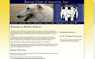 Borzoi Club of America, Inc. - BCOA