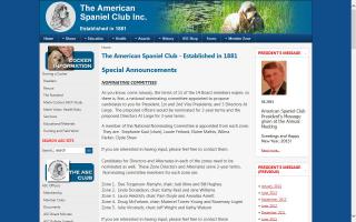 American Spaniel Club, Inc. - ASC