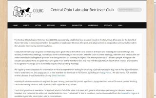 Central Ohio Labrador Retriever Club - COLRC