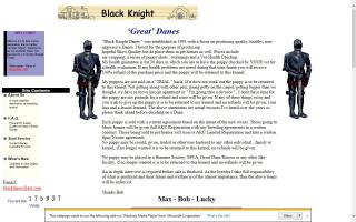 Black Knight Danes