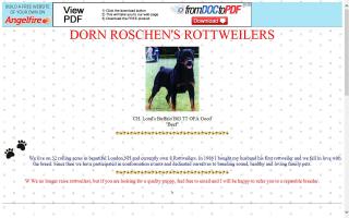 Dorn Roschen Rottweilers