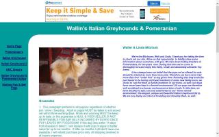 Wallin's Italian Greyhounds & Pomeranians