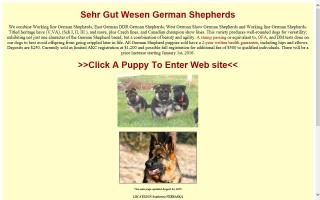 Sehr Gut Wesen German Shepherds