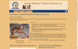 Golden Retriever Freedom Rescue - GRFR