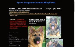 Ayer's Long Coat German Shepherds