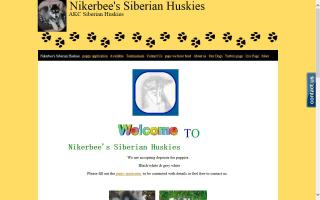 Nikerbee's Siberian Huskies