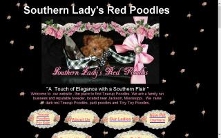 Southern Lady's Red Poodles