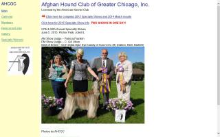 Afghan Hound Club of Greater Chicago
