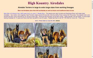 High Kountry Airedales