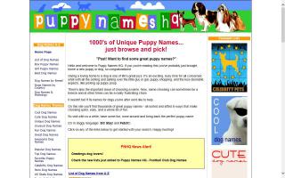 Puppy Names HQ