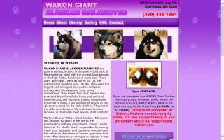 Wakon Giant Alaskan Malamutes