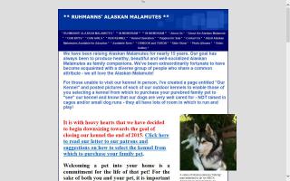 Ruhmanns' Alaskan Malamutes