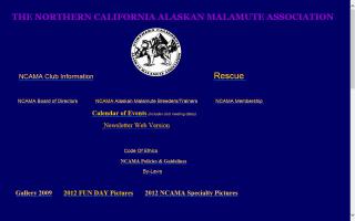 Northern California Alaskan Malamute Association - NCAMA