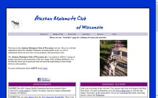 Alaskan Malamute Club of Wisconsin - AMCW