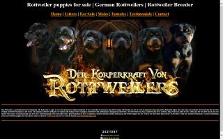 Der Korperkraft Von Rottweilers